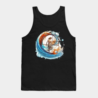 Fibonacci Sequence Into the Fibonacci Spiral Fibonacci Wave Tank Top